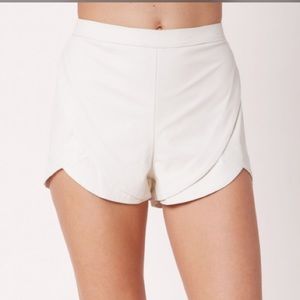 Bless’ed are the Meek Faux Leather Shorts